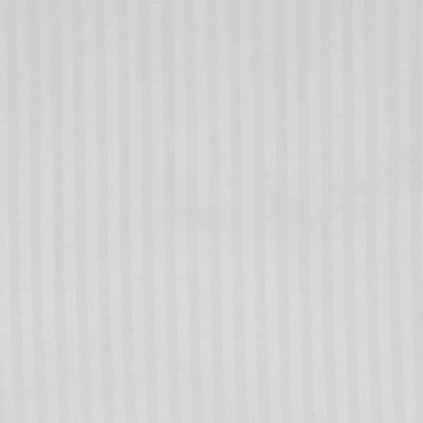 9 x 9 po échantillon de tissu pour Nappe - Grande Largeur - Rayures - Blanc