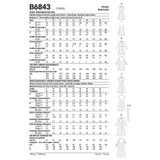 B6843 ROBES CHEMISIER POUR FEMMES (GRANDEUR: 8-10-12-14-16)