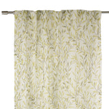 Grommet curtain panel - Lata - Green - 52 x 84''