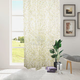 Grommet curtain panel - Lata - Green - 52 x 84''