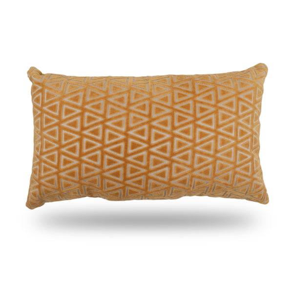 Decorative Cushion - Oblong - Yellow - 12 x 20''