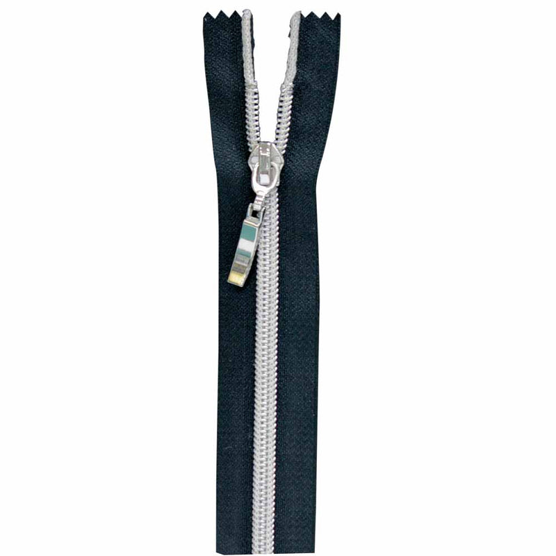 VIZZY Fashion Closed End Zipper 18cm (7") - Black - 1770