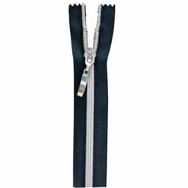 VIZZY Fashion Closed End Zipper 55cm (22") - Black - 1770