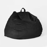 Bean Bag Cover - Luxe Velvet - Black - 40 x 47''