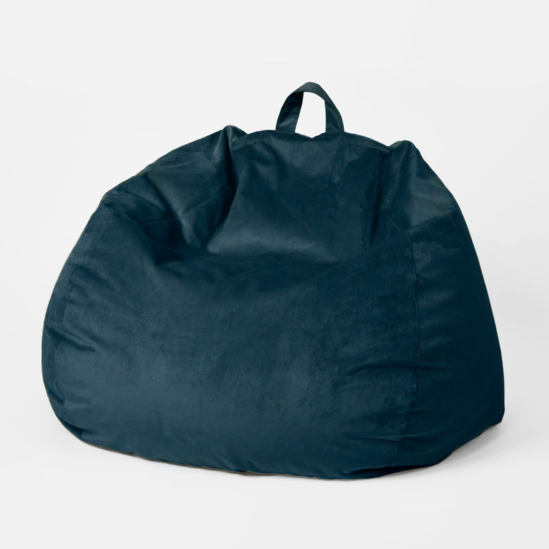 Bean Bag Cover - Luxe Velvet - Blue - 40 x 47''