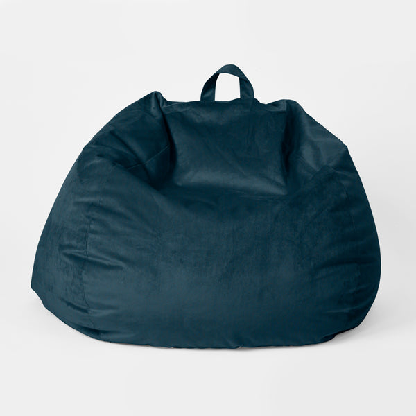 Bean Bag Cover - Luxe Velvet - Blue - 40 x 47''
