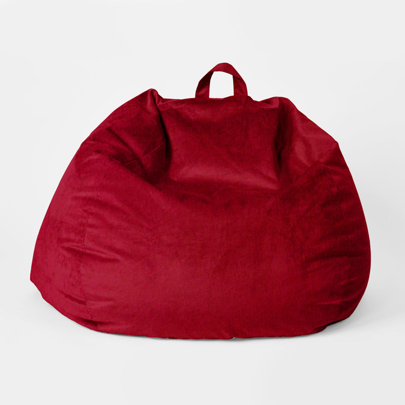 Bean Bag Cover - Luxe Velvet - Red - 40 x 47''