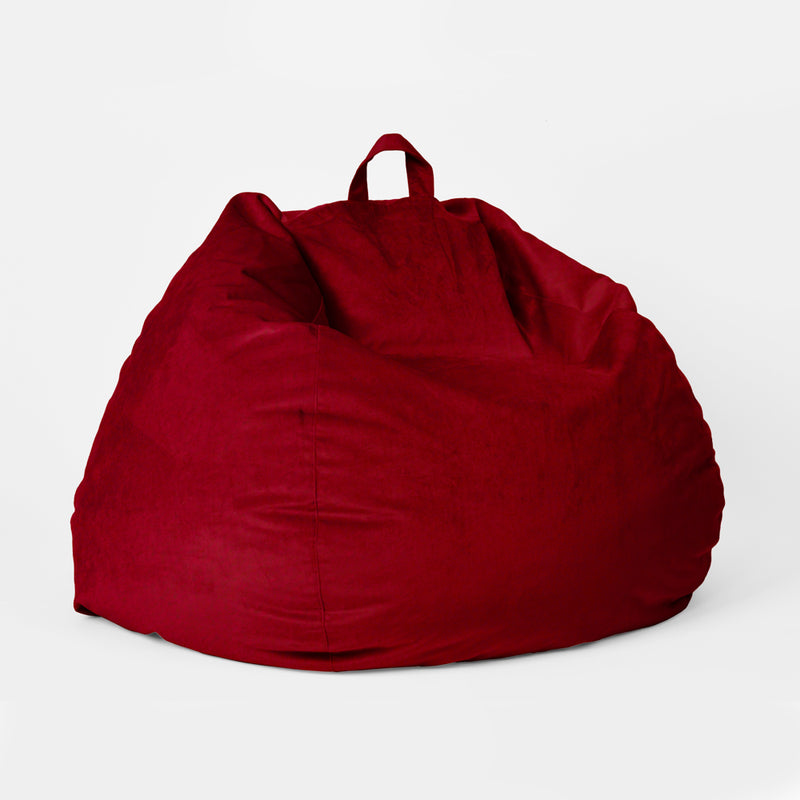 Bean Bag Cover - Luxe Velvet - Red - 40 x 47''