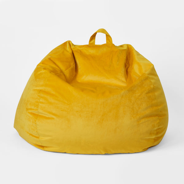 Bean Bag Cover - Luxe Velvet - Yellow - 40 x 47''