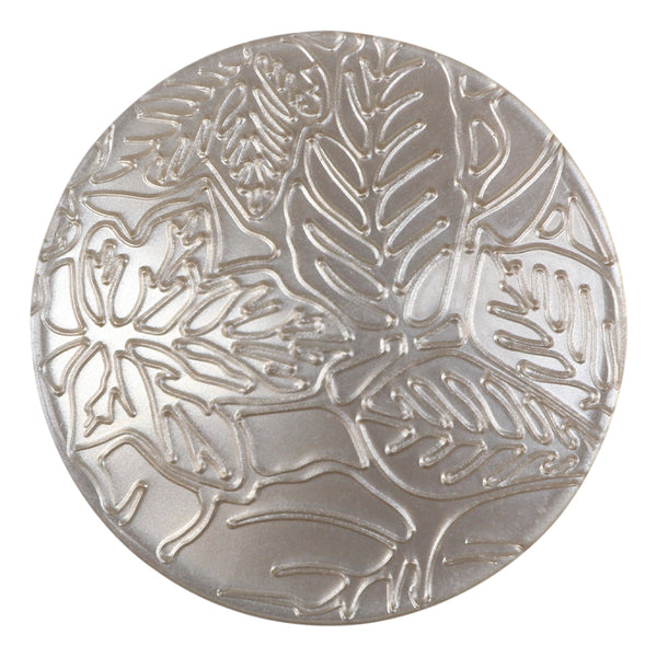 ELAN Shank Button - 25mm (1") - 2 count silver