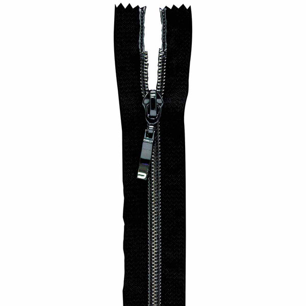 VIZZY Fashion Closed End Zipper 18cm (7") - Black - 1772