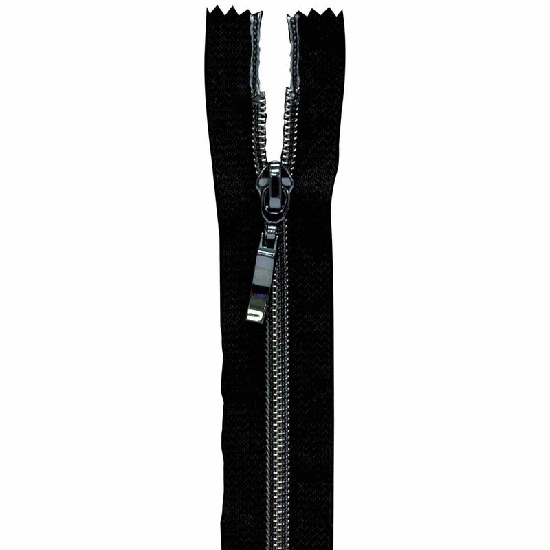 VIZZY Fashion Closed End Zipper 55cm (22") - Black - 1772