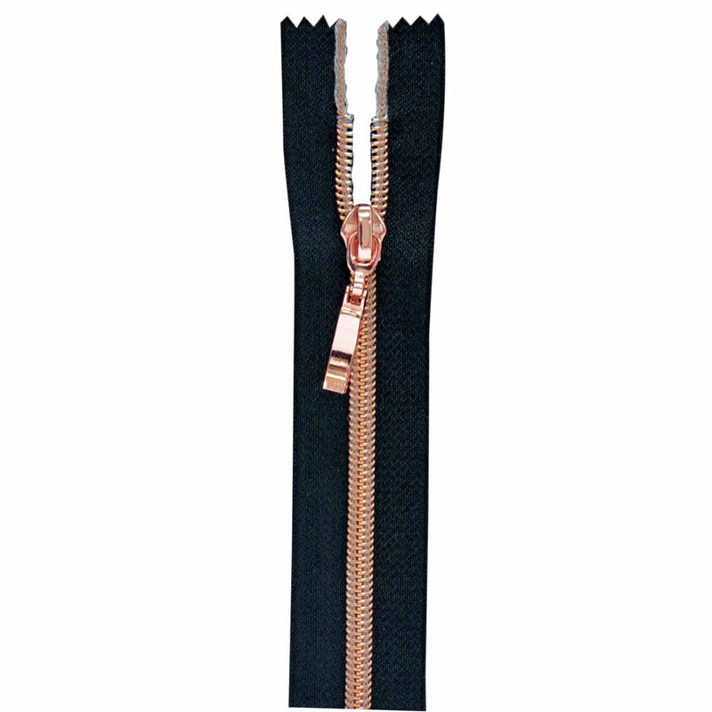 VIZZY Fashion Closed End Zipper 55cm (22") - Black - 1773