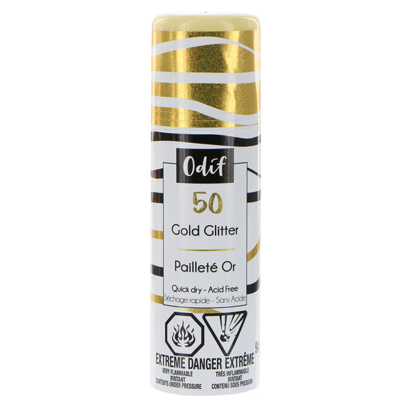 ODIF Glitter Spray Varnish 94g Gold