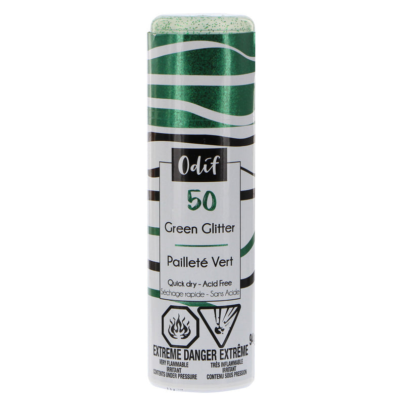 ODIF Glitter Spray Varnish 94g Green