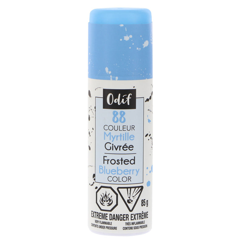 ODIF Peinture aérosol effet givrée - bleu - 85g