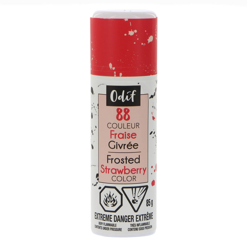 ODIF Peinture aérosol effet givrée - rouge - 85g