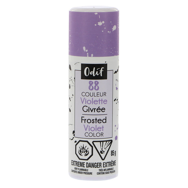 ODIF Peinture aérosol effet givrée - violet - 85g