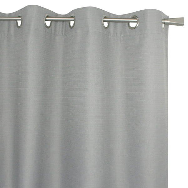 Grommet curtain panel - Chloe - Grey - 55 x 84''
