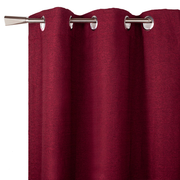 Grommet curtain panel - Duncan - Fuchsia - 54 x 96''