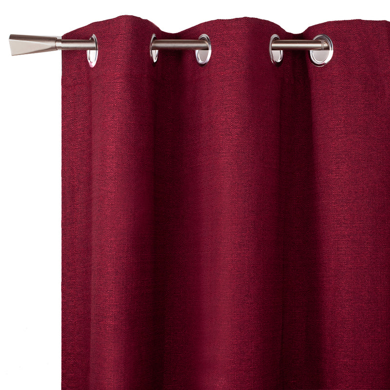 Grommet curtain panel - Duncan - Fuchsia - 54 x 96''