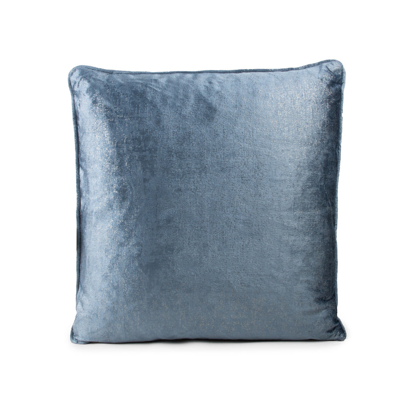 Decorative feather cushion  - Glamour - French Blue - 20 x 20''