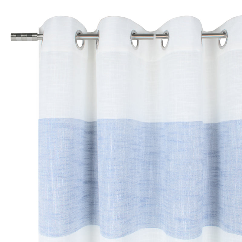 Grommet curtain panel - Elodie - Royal - 54 x 85''