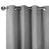 Dimout grommet panel - Oxford - Grey - 54 x 95 inch (137 x 243 cm)