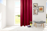 Dimout grommet panel - Oxford - Red - 54 x 95 inch (137 x 243 cm)