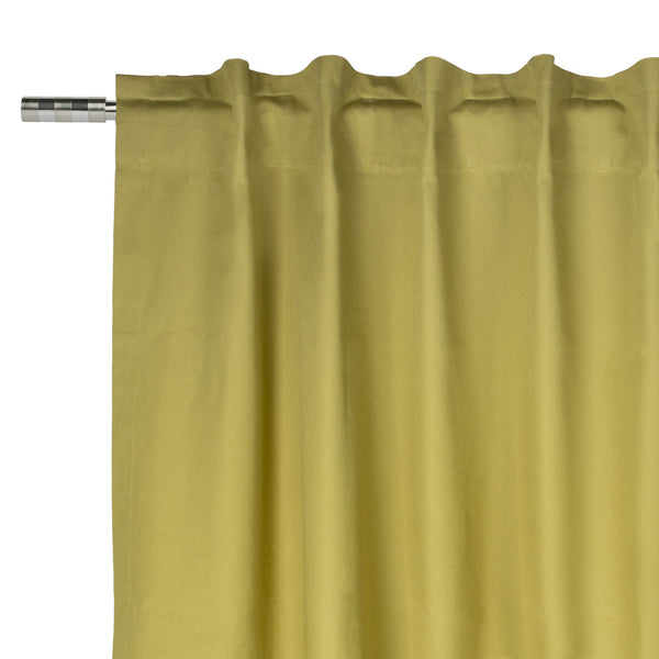 Hidden Tabs curtain panel - Lyons - Green - 52 x 85''