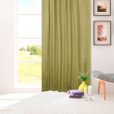 Hidden Tabs curtain panel - Lyons - Green - 52 x 85''