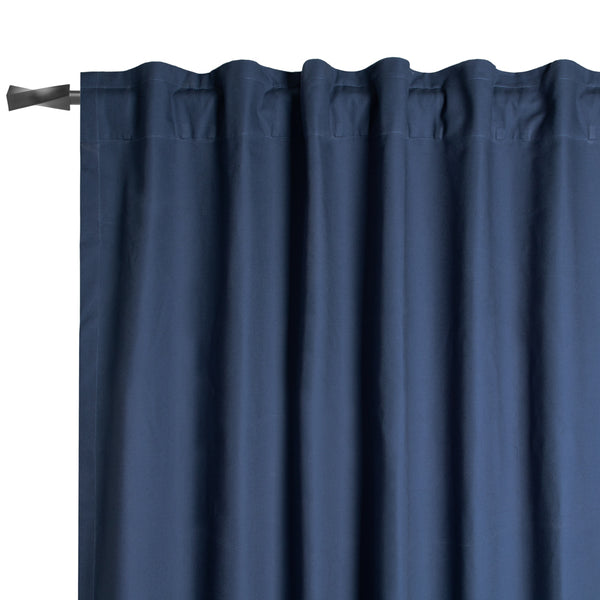 Hidden Tabs curtain panel - Lyons - Indigo - 52 x 85''
