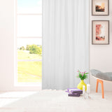 Hidden Tabs curtain panel - Lyons - White - 52 x 85''