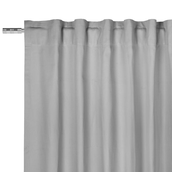 Hidden Tabs curtain panel - Lyons - Grey - 52 x 96''