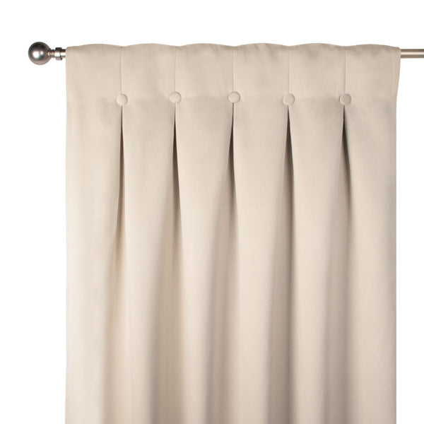 Hidden tab curtain panel -  Nantucket - Buff - 34 x 84''
