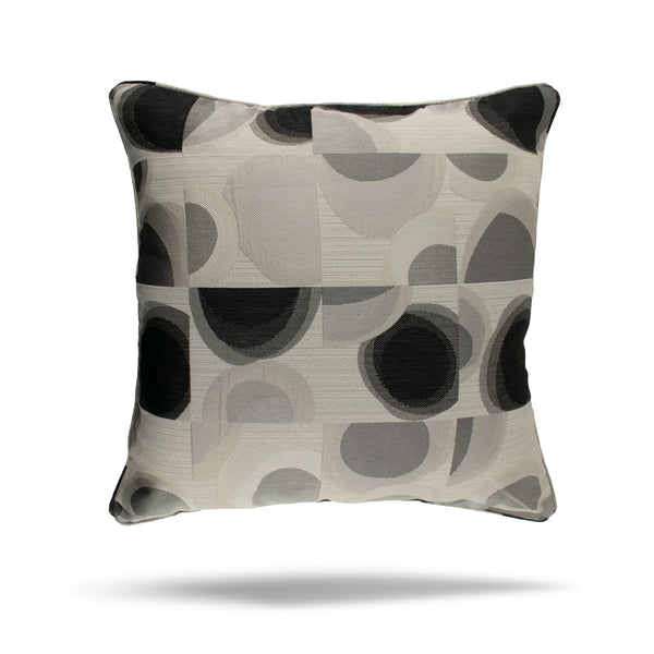 Decorative cushion cover - Halo - Black - 20 x 20''