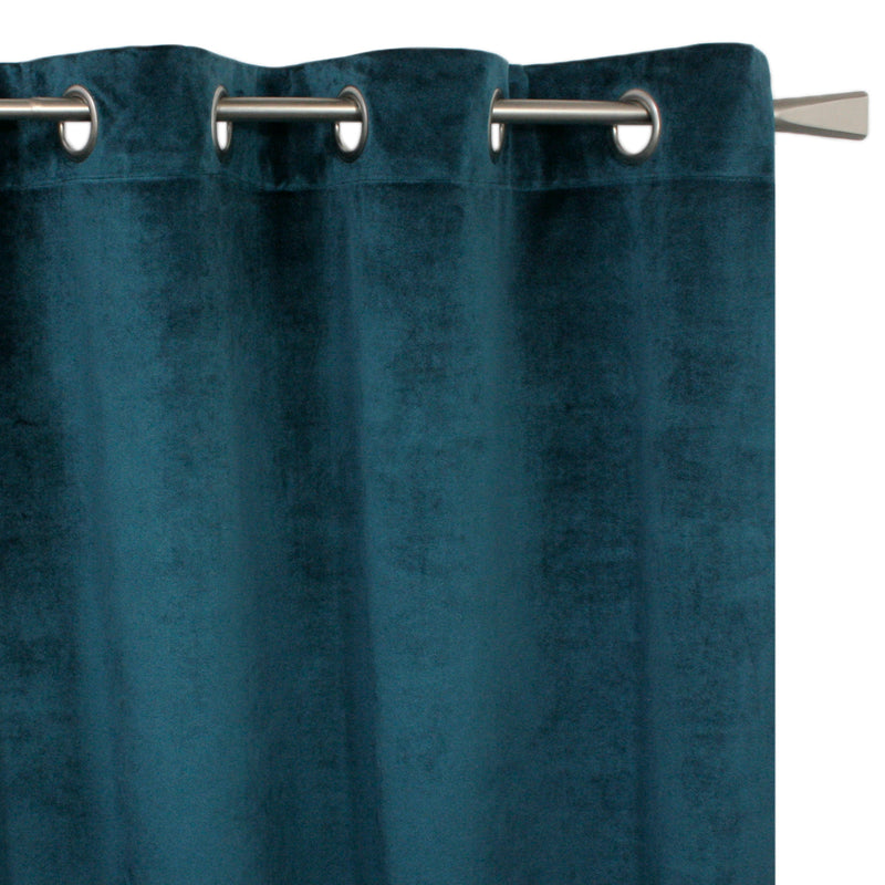 Grommet curtain panel - Luxe - Blue - 52 x 96''
