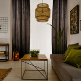 Grommet curtain panel - Luxe - Dark Brown - 52 x 96''