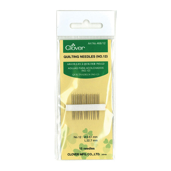 CLOVER - Quilting Needles #12