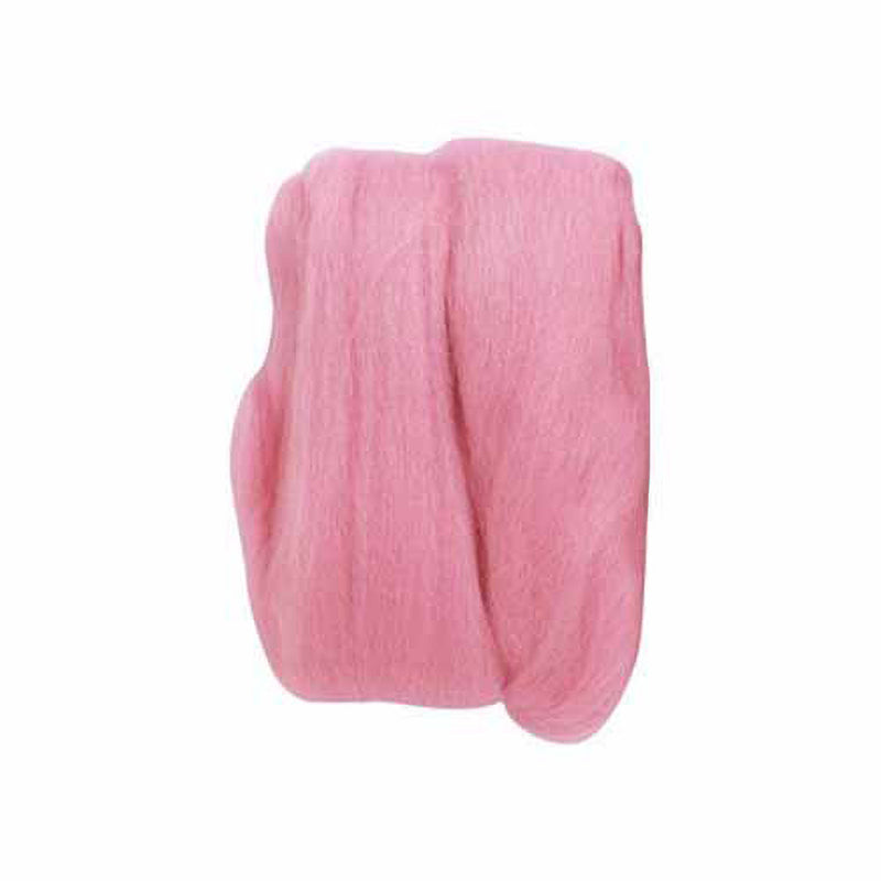 CLOVER 7926 Natural Wool Roving - Pink