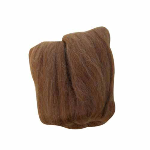 CLOVER 7935 Natural Wool Roving - Caramel