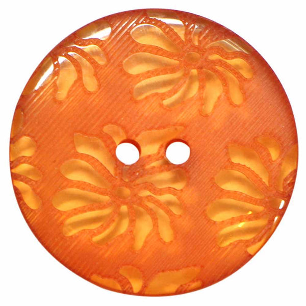 ELAN 2 Hole Button - 15mm (⅝") - 3 pieces - Orange 1