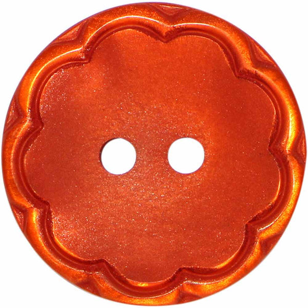 ELAN 2 Hole Button - 15mm (⅝") - 3 pieces - Orange 3