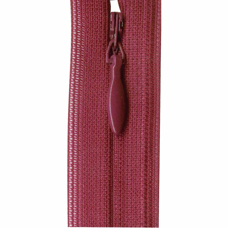 COSTUMAKERS Invisible Closed End Zipper 20cm (8") - Plum - 1780