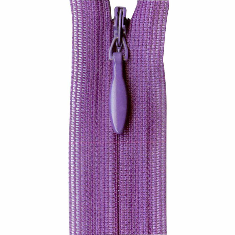 COSTUMAKERS Fermeture à glissière invisible à bout fermé 20cm (8 po) - violet - 1780