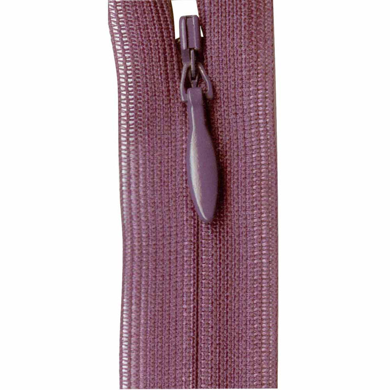 COSTUMAKERS Invisible Closed End Zipper 20cm (8") - Aubergine - 1780