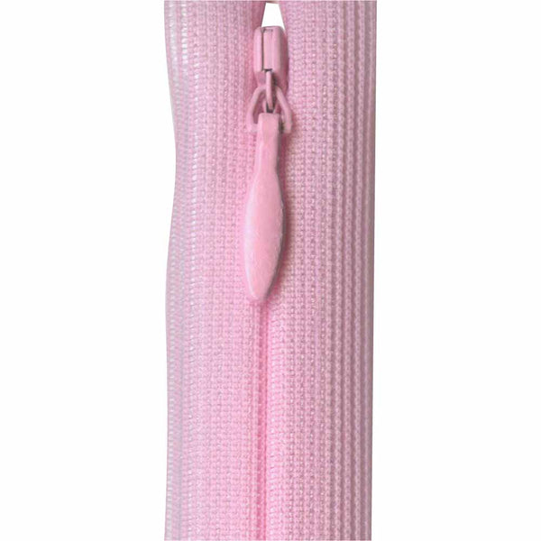 COSTUMAKERS Fermeture à glissière invisible à bout fermé 55cm (22 po) - rose - 1780
