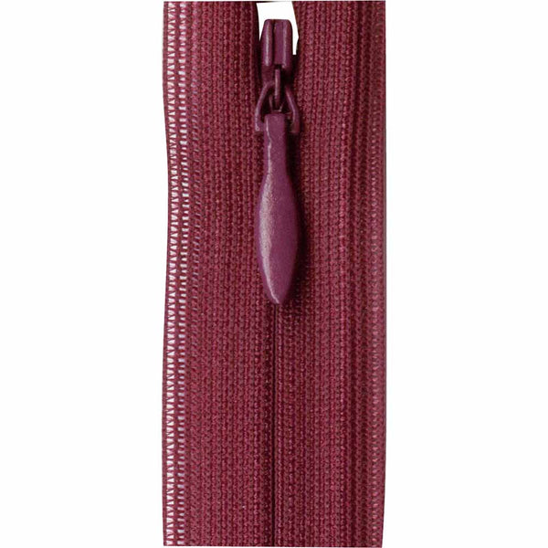 COSTUMAKERS Invisible Closed End Zipper 55cm (22") - Bordeaux - 1780