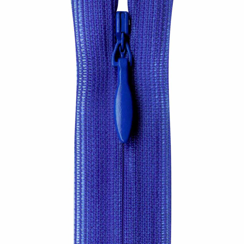 COSTUMAKERS Fermeture à glissière invisible à bout fermé 55cm (22 po) - bleu victorien - 1780