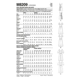 M8209 (grandeur: 8-10-12-14-16)
